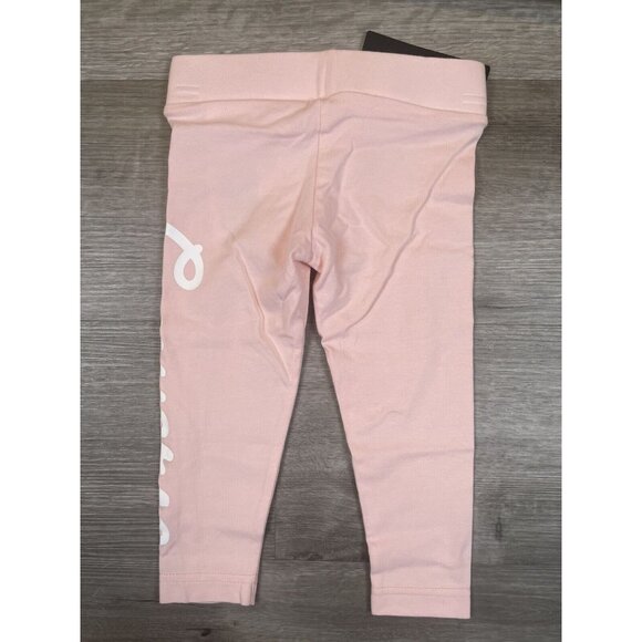 Converse Leggings Girls Size 4 XS 3 - 4 Years old Pink w/ Logo Lettering  NEW - Picture 2 of 12